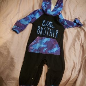 Galaxy lil brother onsie